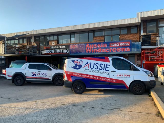 Inside the Aussie Windscreens workshop in Phillip